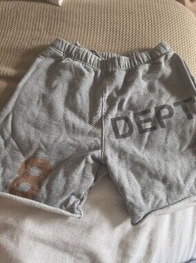 Gallery Dept Gray Fleece-Lined Sweatshorts with Copper Tag